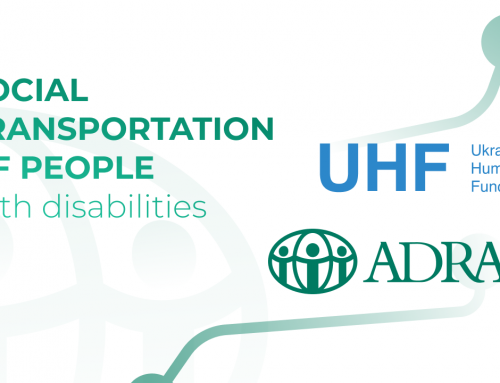 Social transportation of people with disabilities in cooperation with the Ukraine Humanitarian Fund