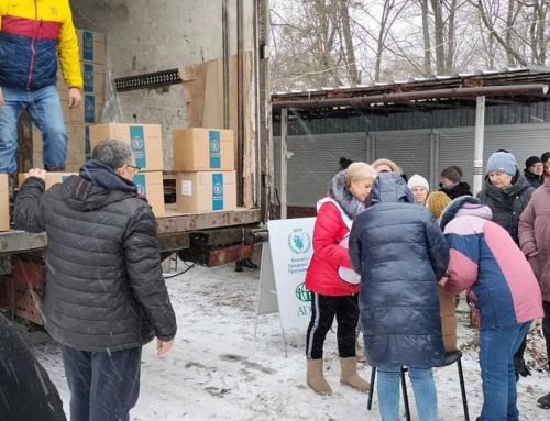 Мешканці Веселівського старостинського округу на Харківщині отримали продуктові набори від Всесвітньої продовольчої програми ООН