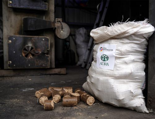 ADRA Ukraine delivered fuel briquettes to the IDP shelter in Dnipro