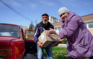 Видача продуктових наборів