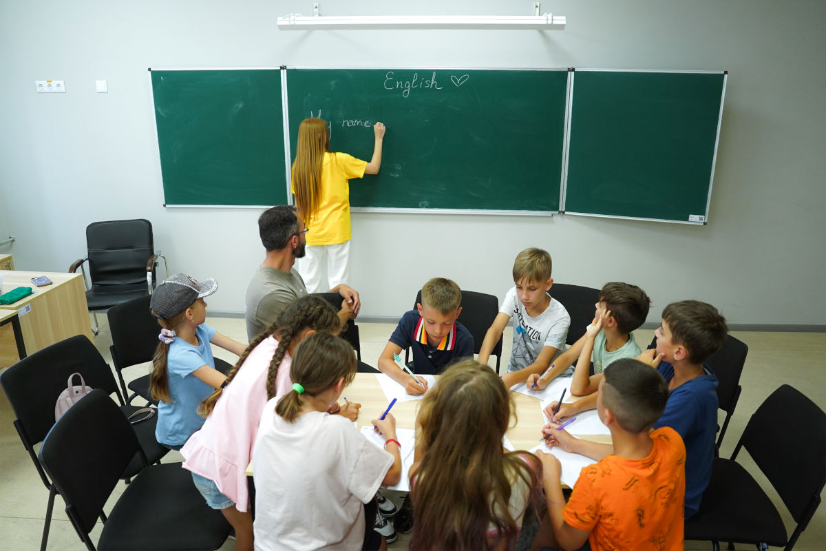 Урок анлійської мови для дітей