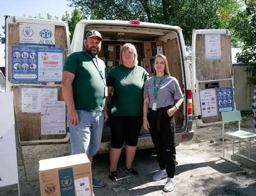 Residents of three settlements of the Kherson region received 451 food kits